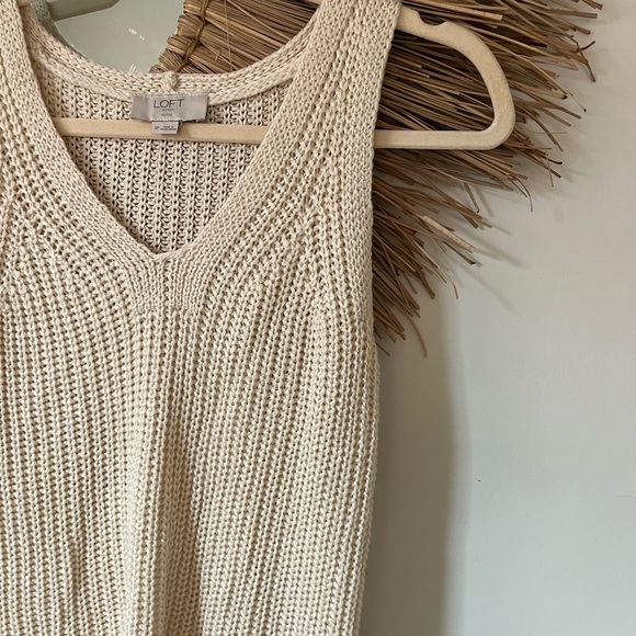 Loft sweater knit tank top - Picture 3 of 3